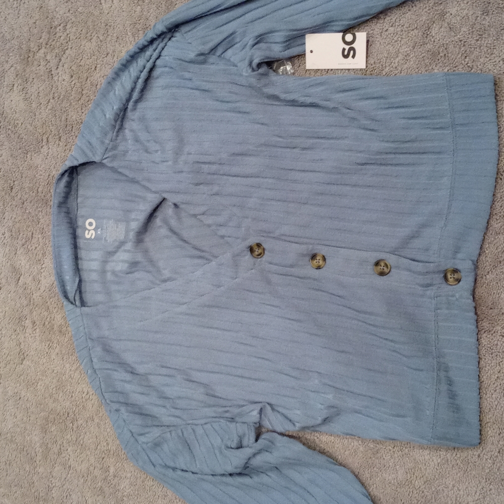 Button down sweater